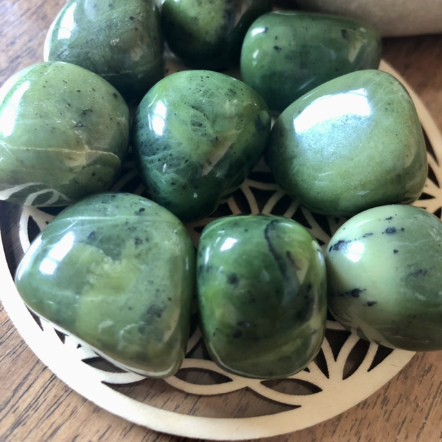 Pierre roulée Jade Néphrite AA 