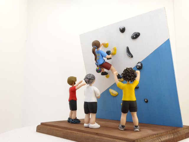 Climbing Wall Customized Figure