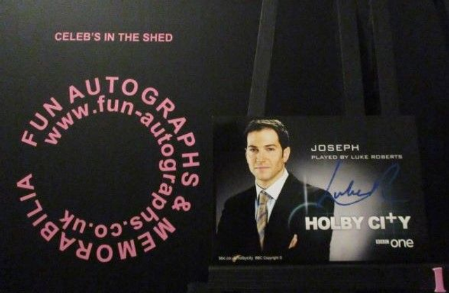 Luke Roberts (Joseph) Authentic Autographed Holby City 6x4 Cast Card (1)