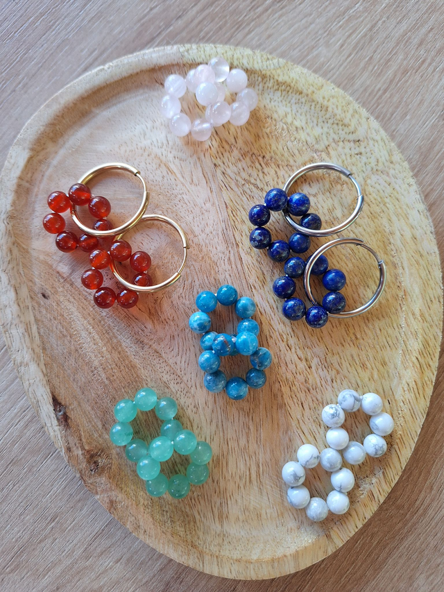 Créoles interchangeables - paire complète