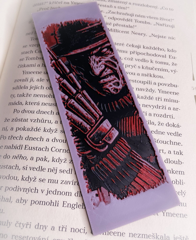 Záložka Freddy Krueger