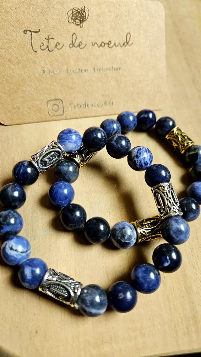 Bracelet pierre naturelle sodalite