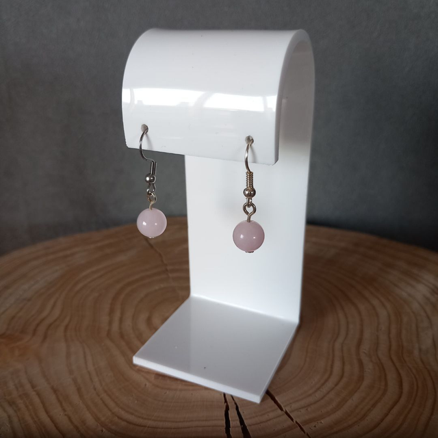 Boucles d&#039;oreilles en Kunzite