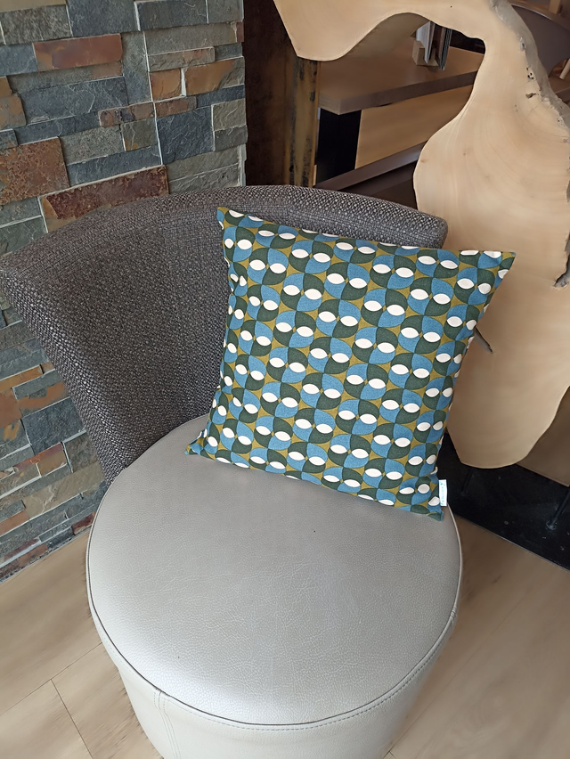 Coussin Sixtees - Version Carrée