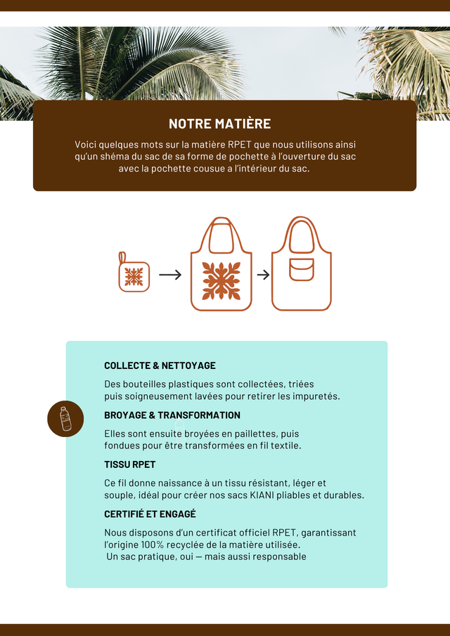 Sac Kiani - Puatou orange & vert