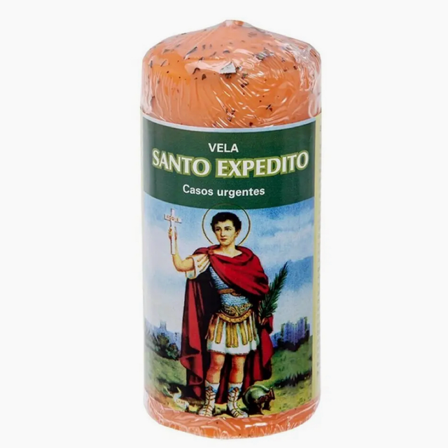 Bougie de prière Saint Expédit (Résolution Rapide)
