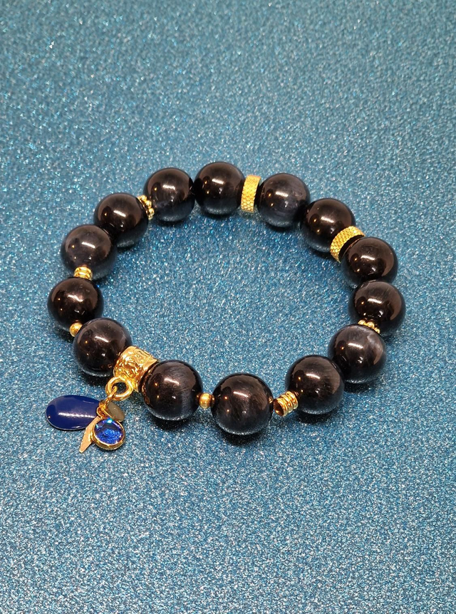 Bracelet Œil de Faucon XL en 1,2 cm 