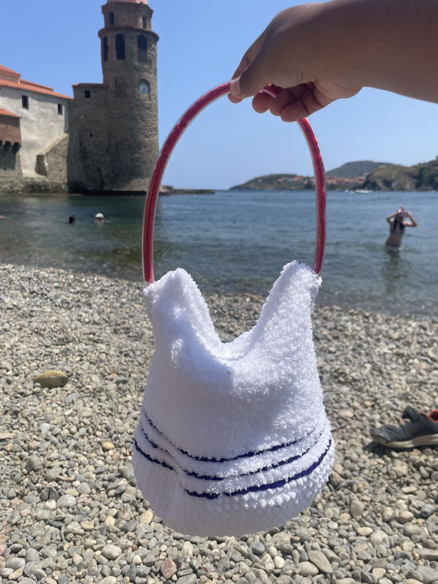 Sac marinière blanche