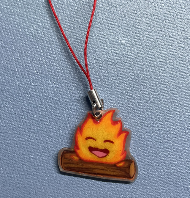 Phone charm Calcifer Buche 