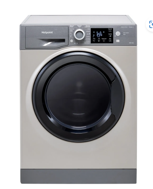   Hotpoint 9+ 6kg 1400 Spin Washer Dryer - Graphite NDB9635GKUK 