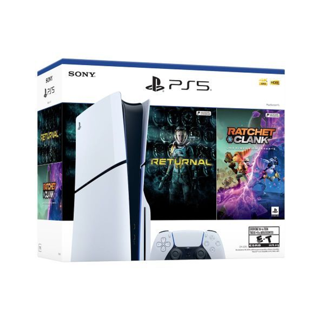 Consola PS5 Slim + 2 Juegos Edición Disco