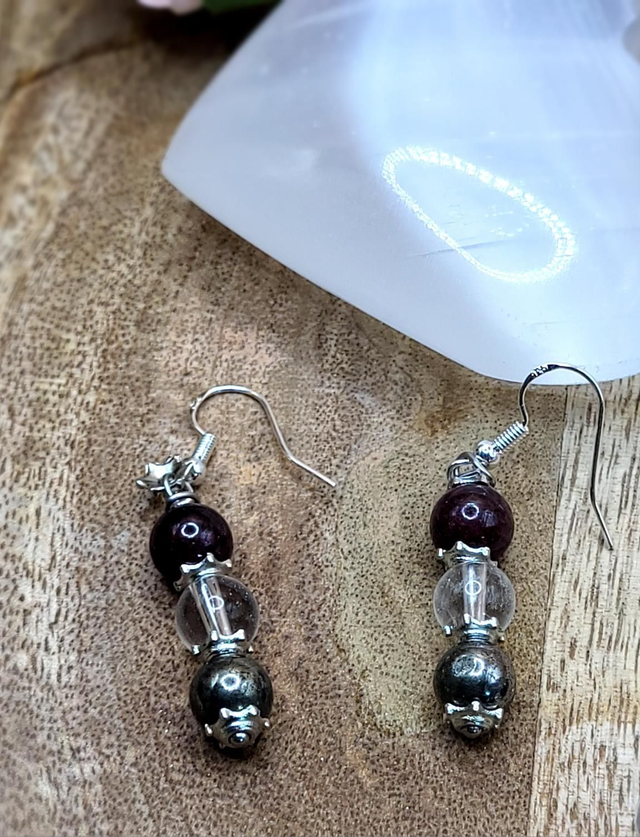 Boucles d'oreilles acier inoxydable 