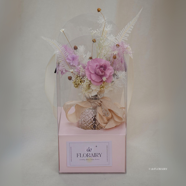 Lavender Drift | Preserved Rose in Vase | Next-Day Flower Delivery in Bristol | UK-Wide Delivery