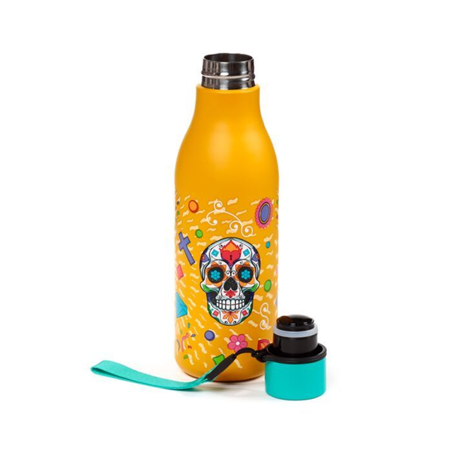 Day of the Dead Reusable Insulated Drinks Bottle 500ml