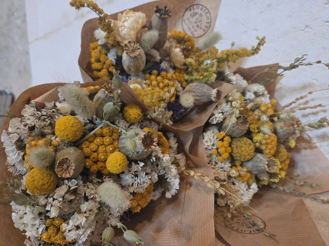 BOUQUET FLEURS SECHEES MOYEN MODELE
