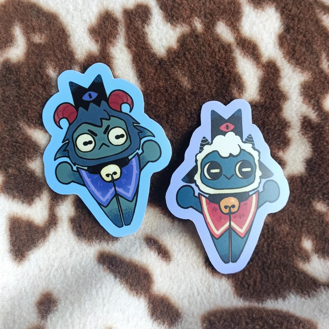 cotl inspired jumbo vinyl stickers