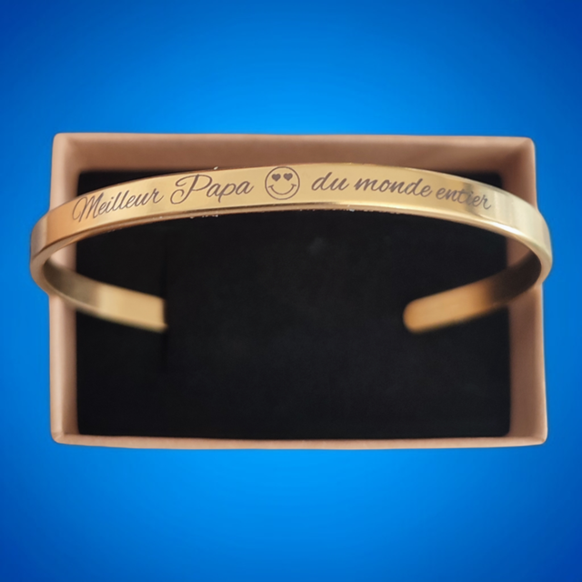 Manchette 5 mm dorée