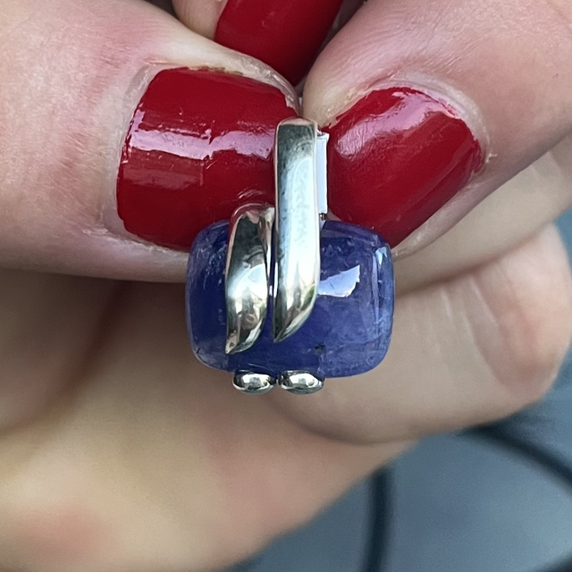 Pendentif en argent et Tanzanite ***RARE***