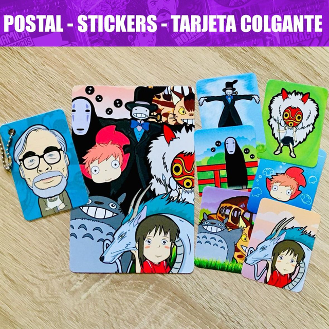 Postal set Ghibli