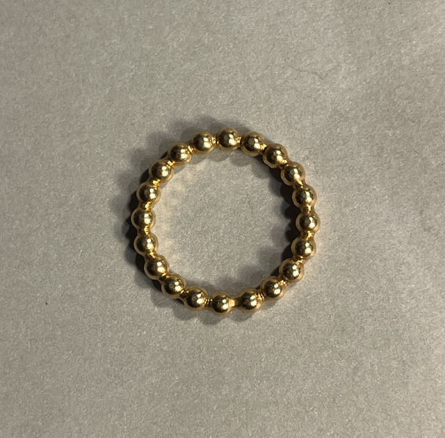 Ring DOTS dick goldplattiert
