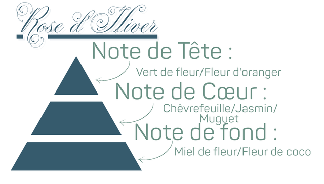 Bougie Moulée Parfumée - Rose d'Hiver