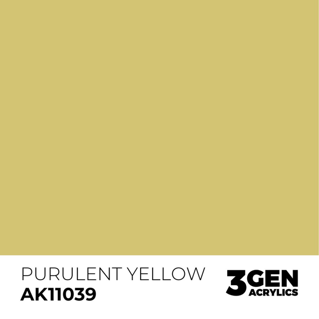 3rd Gen. Acrylics 39 Purulent Yellow