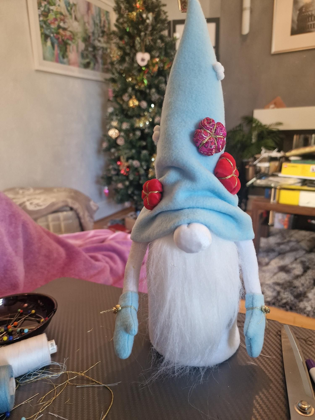 Handmade Christmas Gnome Ornament