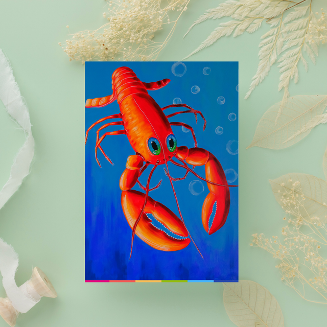 Kreeft | Ansichtkaart A6
