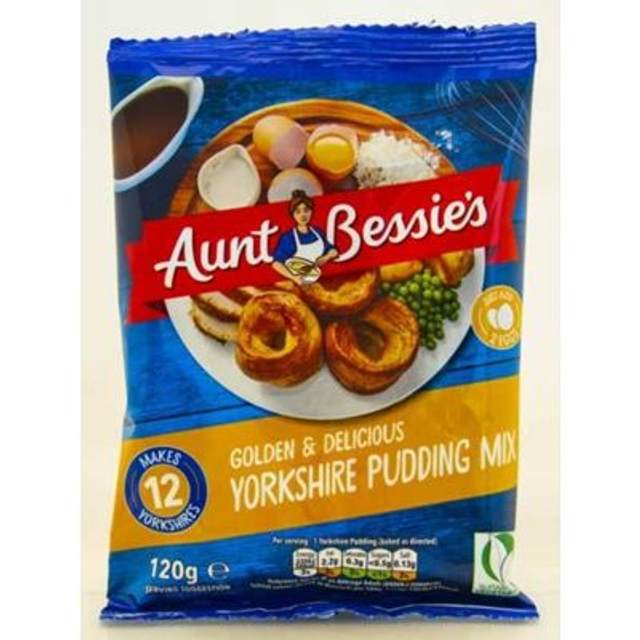 AUNT BESSIES HOMEBAKE YORKSHIRE PUDDING MIX 120g