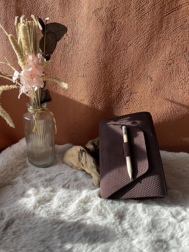 Protège carnet en cuir personnalisable 📓