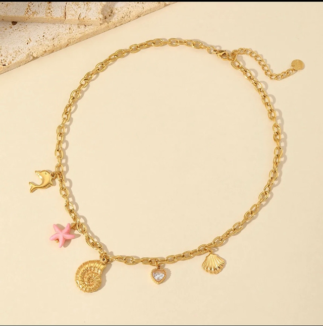 Collier breloques Irma 