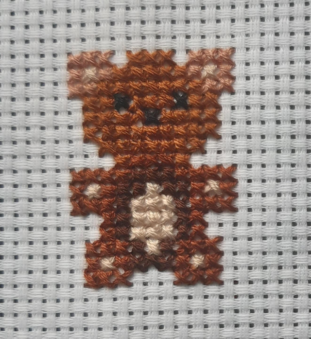 Your first stitch 'bear'