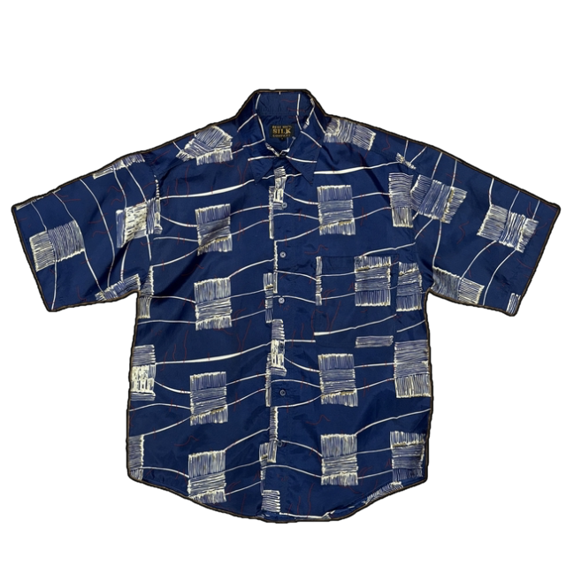 Silk Company Pattern Shirt - S