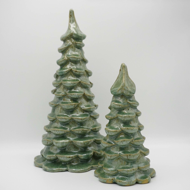 Juletræer sæt af 2