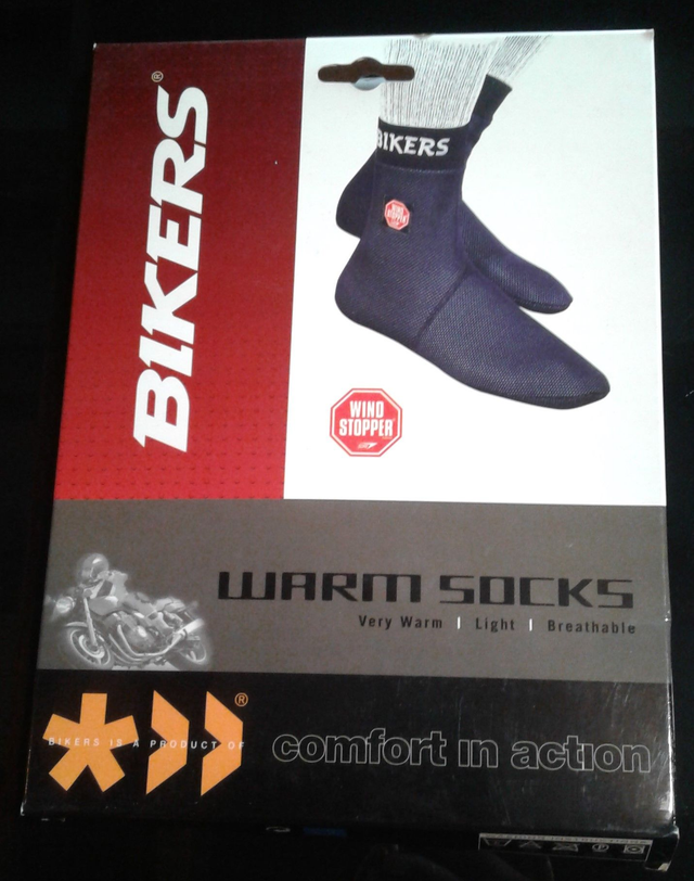 chaussettes chaleur moto Bikers