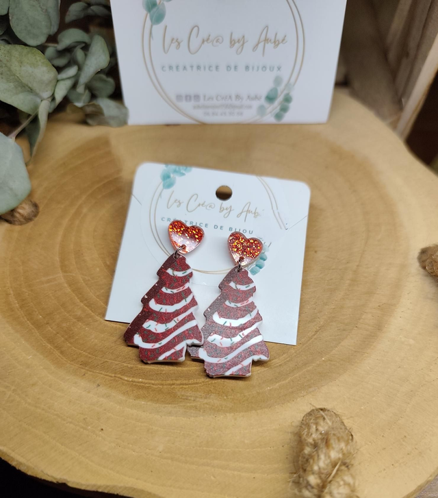 Bo sapin résine rouge 0001071