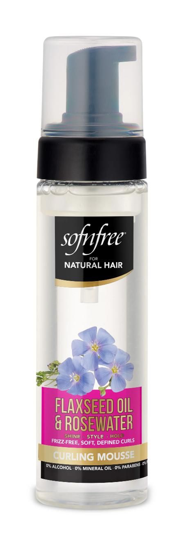 Sofnfree Flaxseed &amp; Rosewater Curling Mousse 200ml
