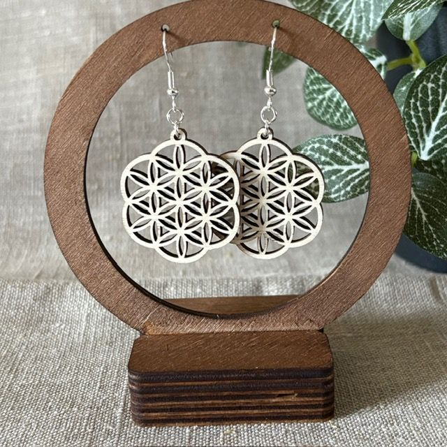 Boucles d'oreilles FLEUR DE VIE