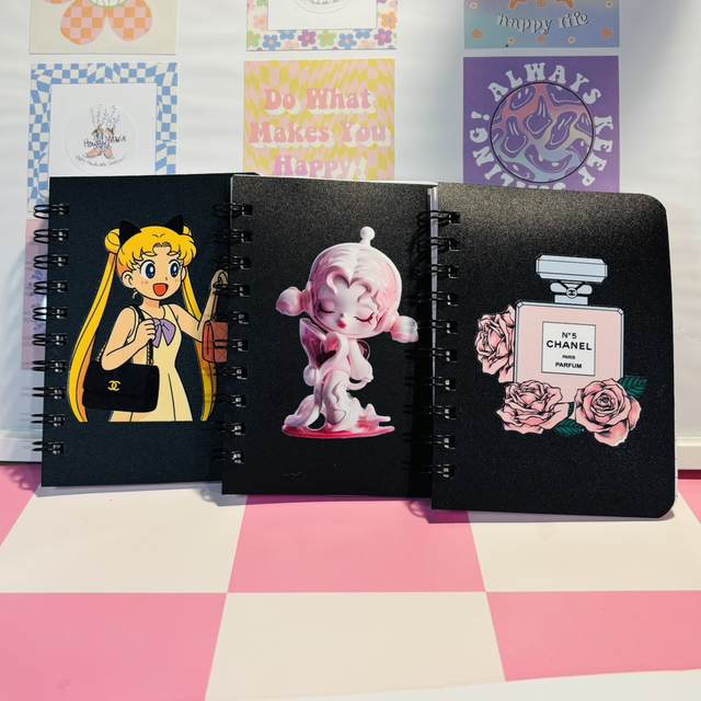 A6 Character themed notebook various designs