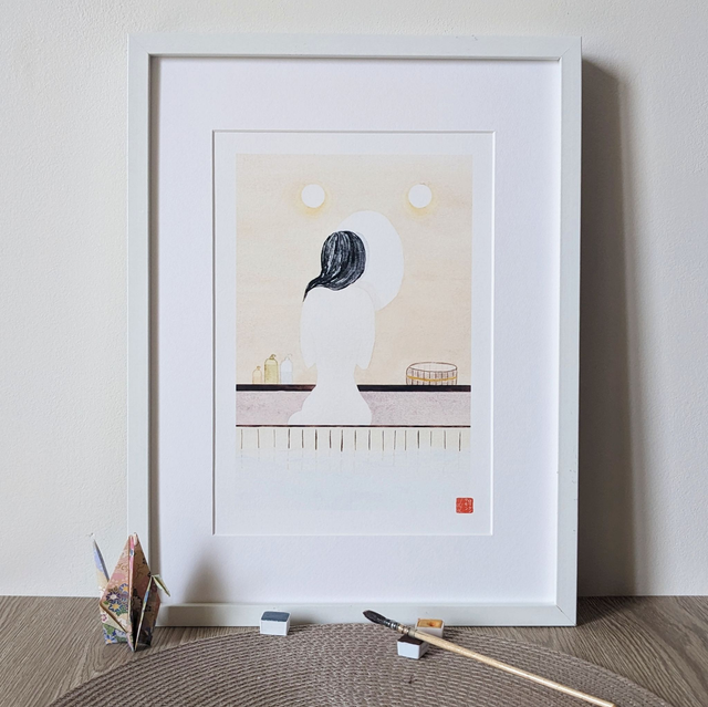 "Au sento" - Tirage d'art format A4