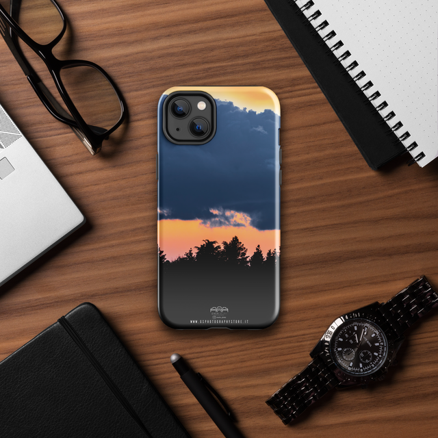  Cover iPhone rigida sunset silhouette