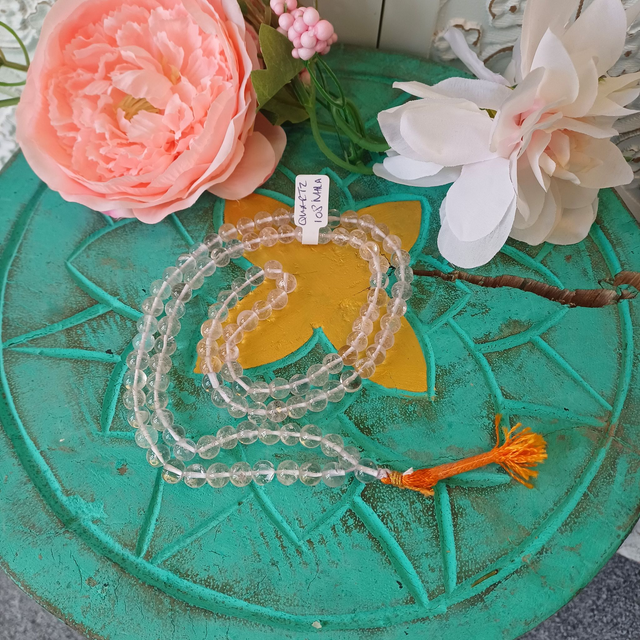 Mala Beads 108 - Quartz