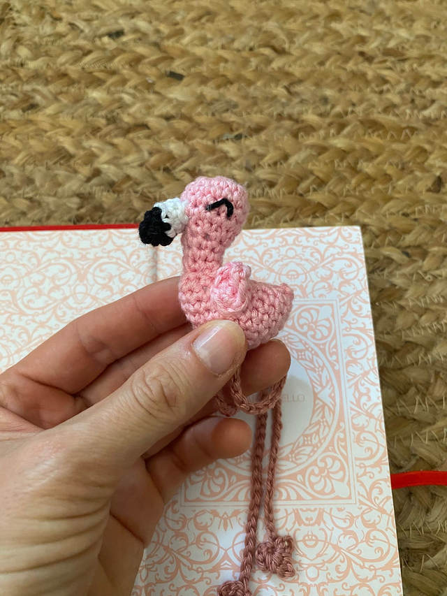 Marque-page Flamant rose 