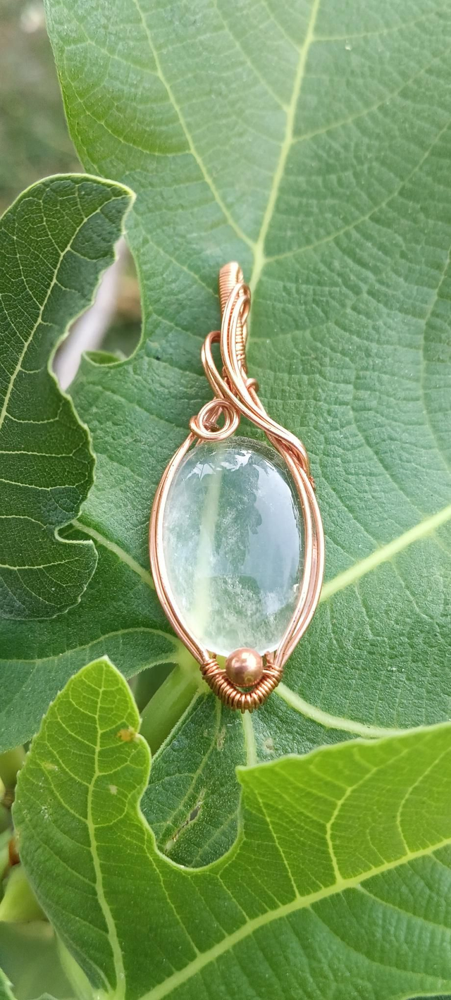 Pendentif cristal de roche