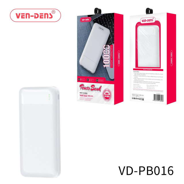 Power Bank 10000mAh White or Black (Qty 10)