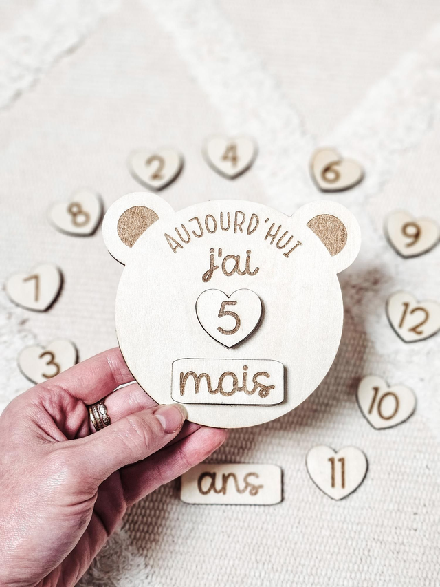 Support et cartes étapes - ourson