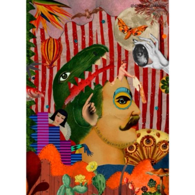 Cyrk - pocztówka 15x21 cm  