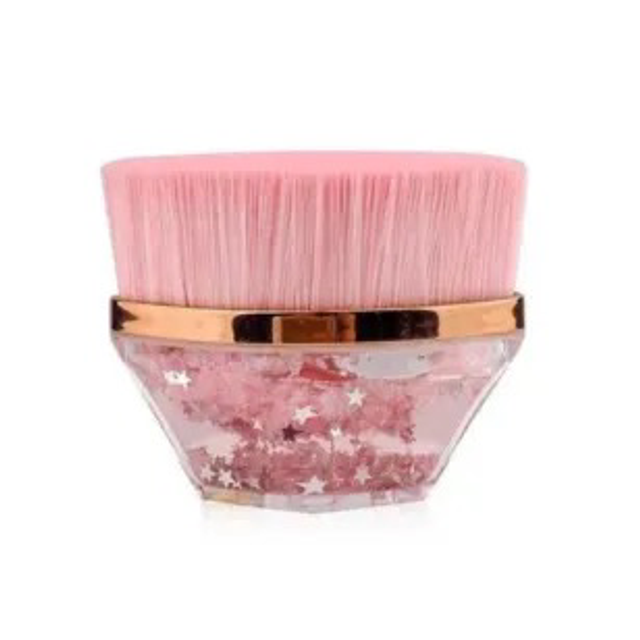 Pincel Hexagonal Mágico Com Glitter Para Base