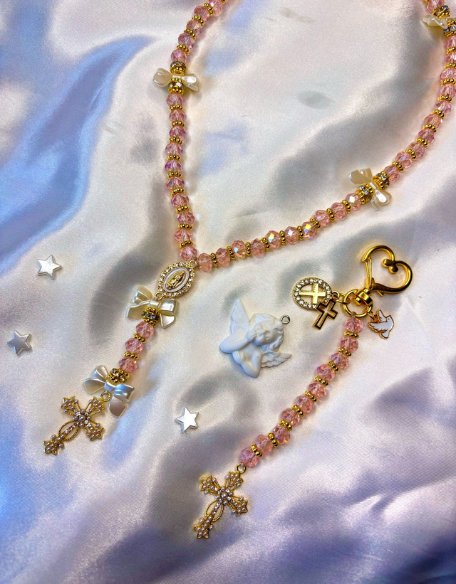 Chapelet + porte-clé È V E