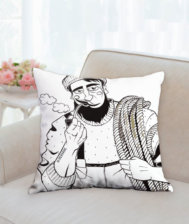 H1-1.3 - Coussin - Sacré pêcheur H.Vernise  